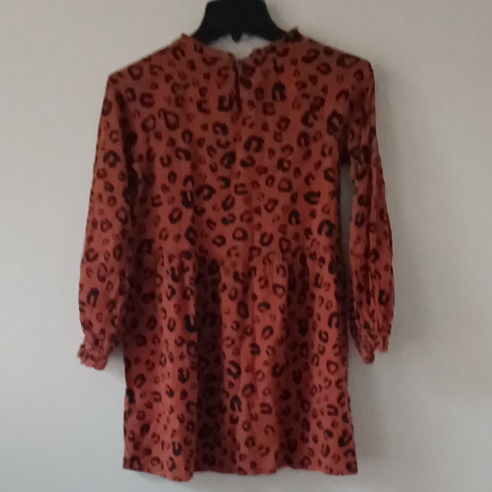 ART CLASS Orange Mock Neck Cuffed Sleeve Dress - Picture 2 of 4